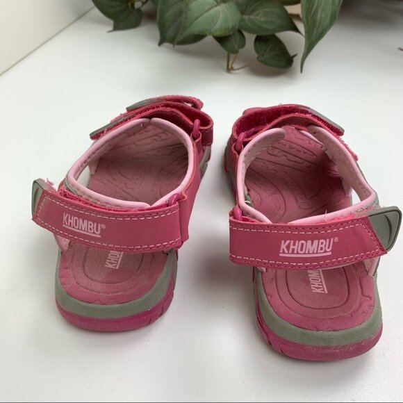 KHOMBU  Pink Hook & Loop Sandals - Picture 4 of 10